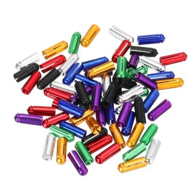 Imagem de PATIKIL Dart Flight Wing Savers protetores, pacote com 70 corretores de asa de dardo de alumínio fixo 90 graus, acessórios de dardo de competição profissional para maior durabilidade, 7 cores