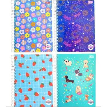 Imagem de Tilibra Caderno Espiral, 16 Matérias, 256 Folhas, Capa Dura, Estampa Pepper Feminina