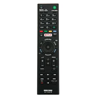 Imagem de ROLLGAN RMT-TX200E Controle remoto substituído compatível com Sony Bravia TV KD-49XD7005 KD-65XD7504 RMT-TX100D KD-65X7500D KD-55X7000D KD-65XD7505 Funciona com controle remoto RMT-TX200A