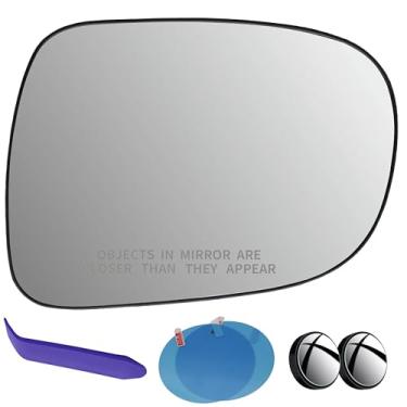 Imagem de EAP Vidro retrovisor lateral do passageiro compatível com Lexus ES350 2007-2012, IS250 IS350 2006-2014, IS F 2009-2014, aquecido sem escurecimento automático 8793153250 8791033760 8793133760