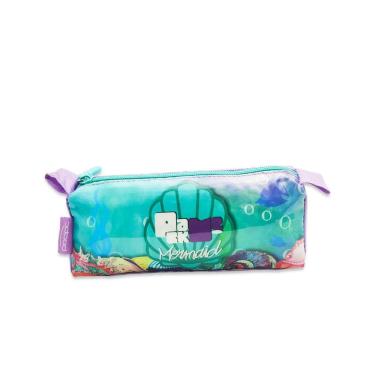 Imagem de Estojo Escolar Fundo Do Mar Sereia Infantil