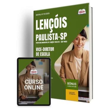 Imagem de Apostila Prefeitura de Lençóis Paulista - SP 2025 - Vice-Diretor de Es