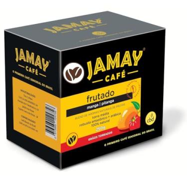 Imagem de Café Jamay Frutado 250g Blend Especial Premium 100% Natural com Notas de Manga e Pitanga Torra Média para um Sabor Equilibrado Aromático e Sofisticado Ideal para Apreciadores Exigentes (250 gramas, Grãos)