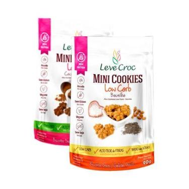 Imagem de Kit 2 Cookies Sem Glúten Leve Croc: Cacau, Baunilha