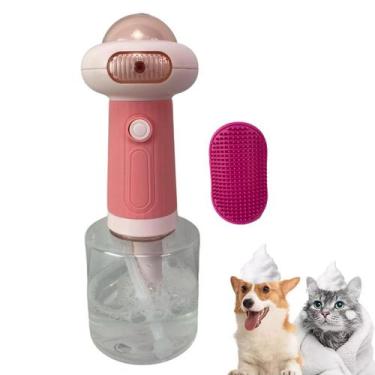 Imagem de Maquina de Espuma Banho Sabao Pet Cao Cachorro Gato Dispenser Shampoo 