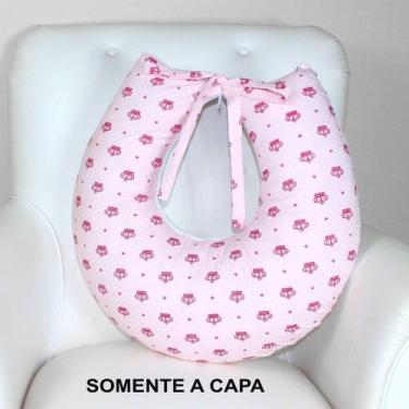 Imagem de Capa de Almofada Amamentação - NoBrand, Coroa Rosa