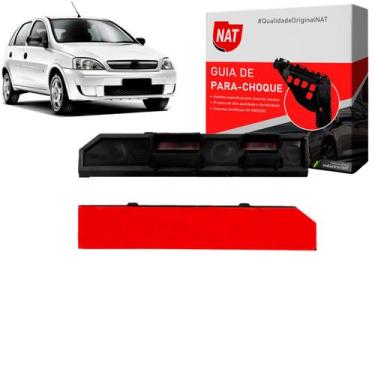 Imagem de Par Suporte Parachoque  Corsa Hatch 2002 À 2012 Traseiro - Nat