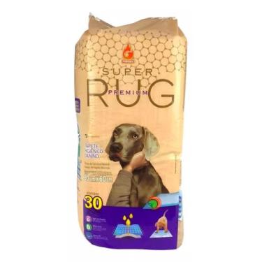 Imagem de Tapete Higiênico Super Rug Premium para Cães 80x60 com 30 unidades