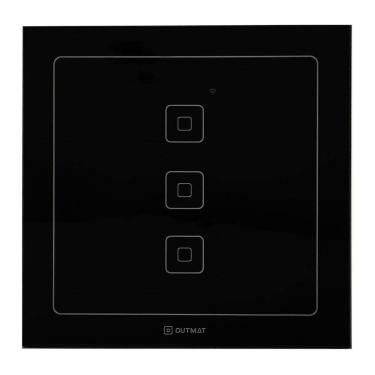 Imagem de Interruptor Wifi Outmat Touch 3 Teclas 4X4 Alexa Celular