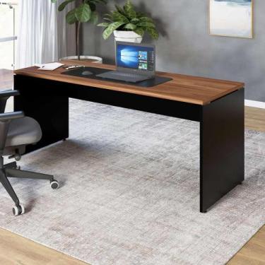 Imagem de Mesa Escritório Escrivaninha 180cm x 70cm Pés Painel F5 - F5 Office G,