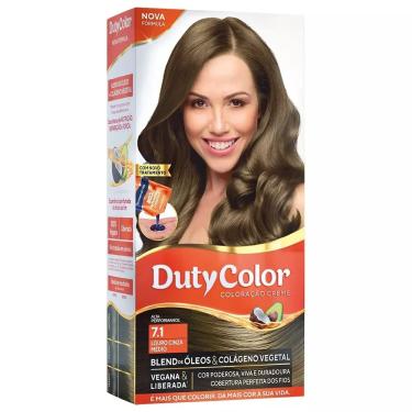 Imagem de Coloração Creme Permanente Dutycolor 7.1 Louro Cinza Médio