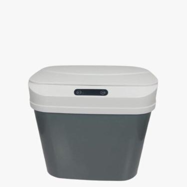 Imagem de Lixeira inteligente 17,5L com sensor automatica luxo cozinha banheiro