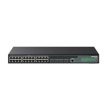 Imagem de Switch Gerenciável 24P Gigabit S2328G-A e 4P sfp 1000 base-x, 4760106, intelbras intelbras