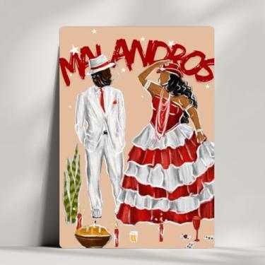 Imagem de Coleção 18 Quadros Decorativos Orixás Giz - Oxum, Oxóssi, Ogum, Iemanjá, Oxalá e Xangô... Umbanda - 28x20cm (Malandros)