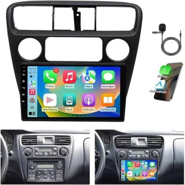 Imagem de PHEZEN [2G + 32G] Estéreo automotivo Android 13 de 9 polegadas para Accord 6th 1998-02 com rádio automotivo sem fio/Android Auto Radio Double Din Navegação GPS BT FM Rádio AHD microfone de câmera