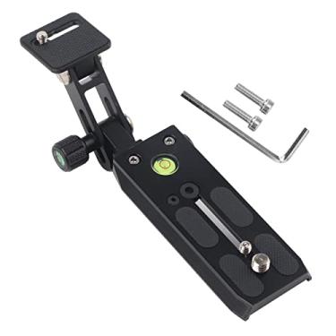 Imagem de Conjunto de suporte de lente de zoom teleobjetiva para suporte de câmera de foco longo - placa de liberação rápida com níveis de bolha - liga de alumínio - suporte padrão - F120-50 opções (F120-50)