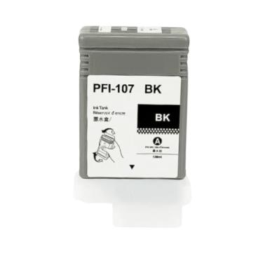 Imagem de Cartucho de Tinta Compatível para Plotter Canon PFI-107 Black 130ml, Lotus, IPF670, IPF680, IPF685, IPF770, IPF780, IPF785, Preto, Secagem Rápida