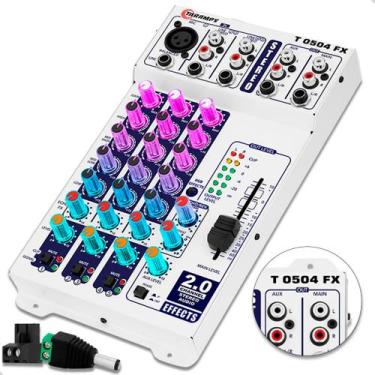 Imagem de Mesa De Som Taramps T0504 Stereo Fx Multicolor Bluetooth Equalizador R