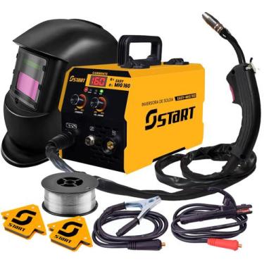 Imagem de Maquina Inversora Solda Mig Tig Mma 160a 220v + Acessórios - START