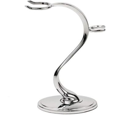 Imagem de Super Safety Razors Taconic Shave's Deluxe Suporte elegante para navalha e escova de barbear - Pesado e funcional