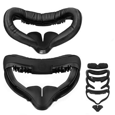 Imagem de M AMVR Face Pad Compatible with Quest 2 Accessories, Face Pad Foam Replacement, with Fitness Facial Interface, Breathable PU Face Cushion, Air-Circulation Design (Not Compatible with Quest 3)