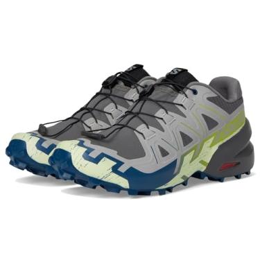 Imagem de Salomon Tênis masculino Speedcross 6, Castlerock/creme de limão/Poseidon, 44