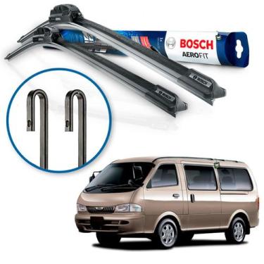 Imagem de Par Palheta Limpador Parabrisa Bosch Kia Besta 1999 2000 2001 2002 200