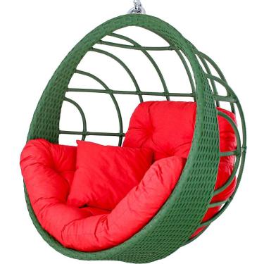 Imagem de Balanço Ninho Suspenso Hungria Verde E Lisato Vermelho