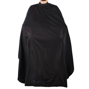 Imagem de Capa De Corte Barbeiro E Cabeleireiro De Microfibra 1,80 Metros Preta