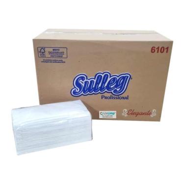 Imagem de Papel Interfolhado Branco 2d Folha Dupla Sulleg C/2400