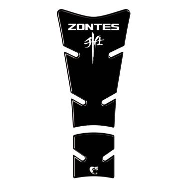 Imagem de Adesivo Protetor Tanque Moto Zontes R350 Z350 T350x Preto