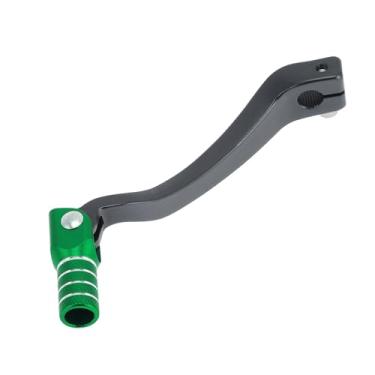 Imagem de INFINAUTO Alavanca de câmbio dobrável de motocicleta para Kayo T6 Pedal Alavanca de Mudança Braço Titânio Verde Prateado