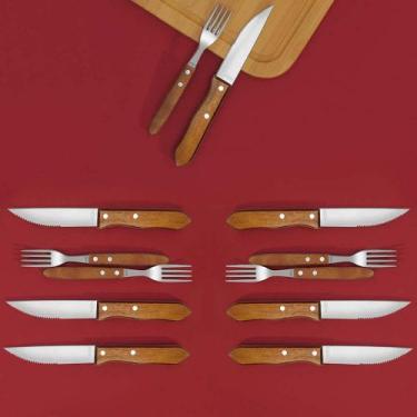Imagem de Conjunto chur garfo e faca 12pcs - MOR