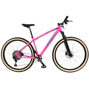 Imagem de Bicicleta KSW Aro 29 Alumínio 12 Velocidades - Suspensão Trava - Freio Hidráulico (Rosa, 15)
