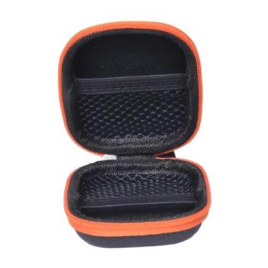 Imagem de Kokiya Estojo portátil para transporte de óleos essenciais, rígido, comporta 6 frascos, rolos de 5 ml, organizador de viagem resistente à poeira, bolsa de, Laranja