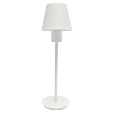 Imagem de Luminária Abajur Carlotta Cor Branca - TKS