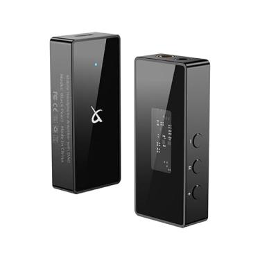 Imagem de LEAUDIO TRN Black Pearl decodificador de áudio digital Hi-Fi portátil 3.5 + 4.4 saída dupla CS43131 PCM 384kHz 32Bit DSD256 DAC amplificador de fone de ouvido