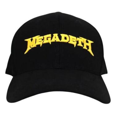 Imagem de Boné Oficial Bandas Consulado Do Rock, Preto, Megadeth, Un