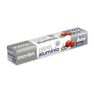 Imagem de 2 Rolo de Papel Alumínio 30cm x 100m - Talge