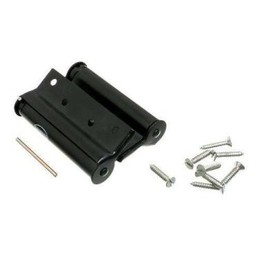 Imagem de (8pçs) Dobradica 4pol.10cm Porta Vai-vem Faroeste Bang Saloon - Preto 