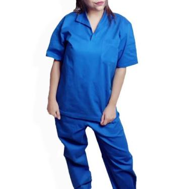 Imagem de Conjunto Uniforme De Limpeza Trabalho Operacional - CARMONI, Azul, M