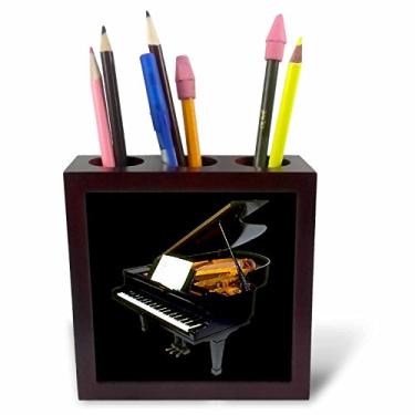 Imagem de 3dRose Grand Piano - Porta-caneta de azulejo, 12,7 cm (ph_399_1)