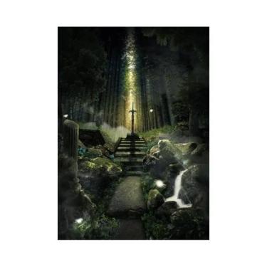 Imagem de Zeldas Link Legend Videogame Pintura Em Tela Arte De Parede Para Quart