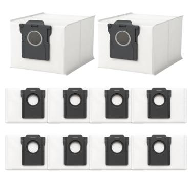 Imagem de Pacote com 10 sacos de pó de 4 litros para aspirador de pó Dreame D10 Plus Gen 2 RLD32GD acessórios de peças de reposição, sacos de vácuo de 10 x 4L