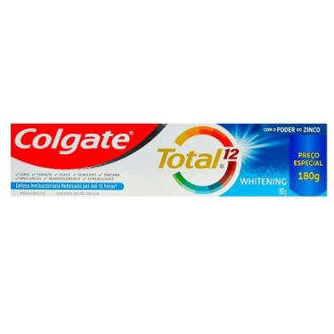 Imagem de Creme Dental Colgate Total 12 Whitening 180g