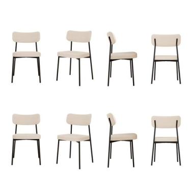 Imagem de Kit com 8 Cadeiras para Sala de Jantar Mona Yescasa