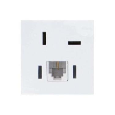 Imagem de Tomada Telefone Padrão Telebrás Modular - Mectronic - SKU 8235