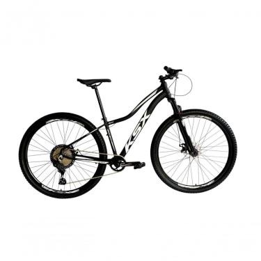 Imagem de Bicicleta Aro 29 Ksx Sd7 Feminina 12v Garfo Com Trava K7 11/50 Freios Hidráulicos Kit 1x12 - Preto/branco Tam. 17