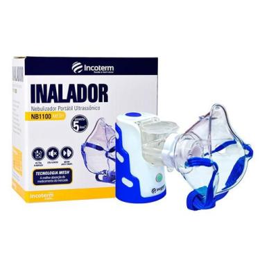 Imagem de Inalador Nebulizador Portatil Ultrassonico Nb1100 Mesh - INCOTERM