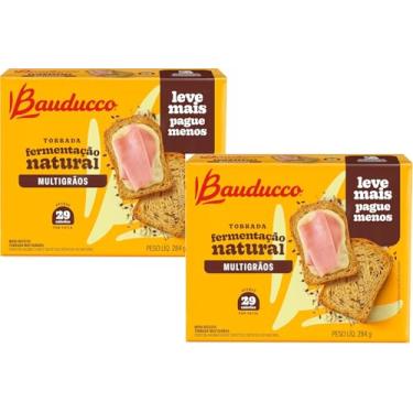 Imagem de 2 Torrada Multigrãos BAUDUCCO MultiPack 284g